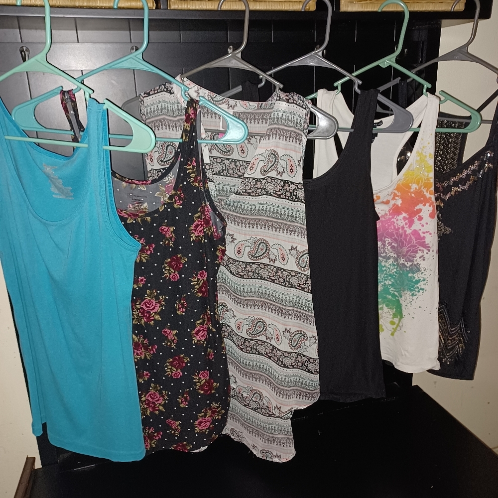 Various style tank tops